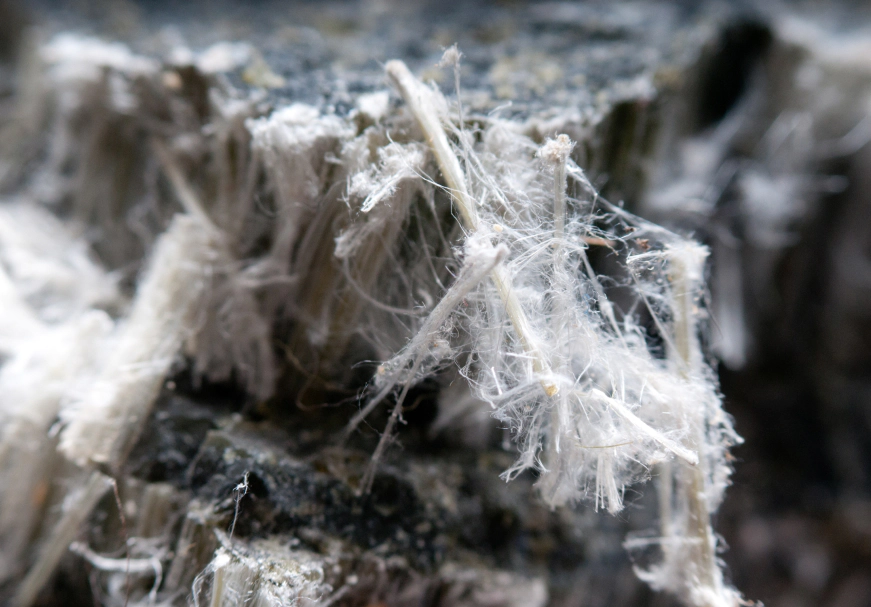 asbestos close up